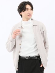 ウォッシャブル ブークレ ポロカーディガン