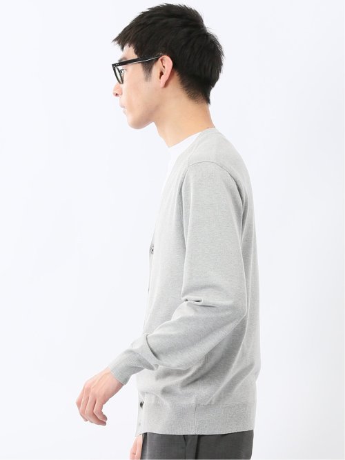 ウォッシャブル バンブーニット Vネックカーディガン