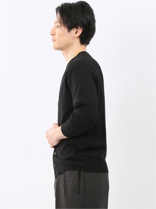 ウォッシャブル バンブーニット Vネックカーディガン