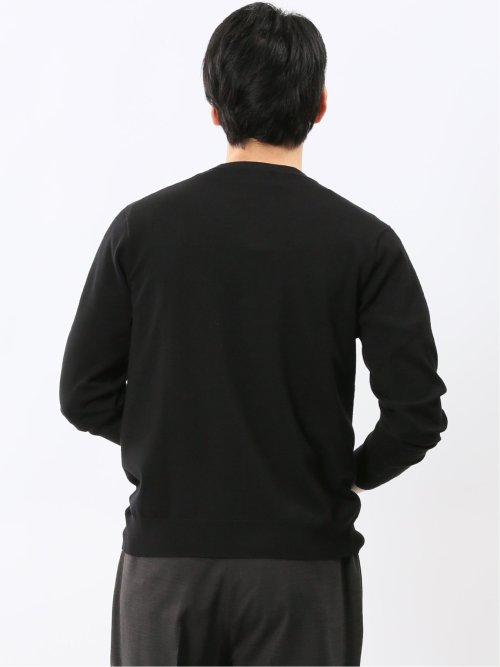 ウォッシャブル バンブーニット Vネックカーディガン