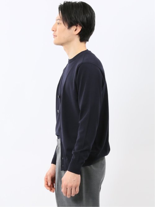 ウォッシャブル バンブーニット Vネックカーディガン