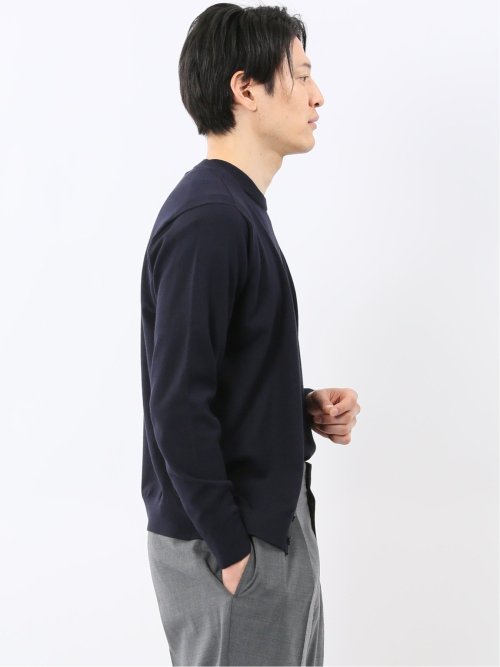 ウォッシャブル バンブーニット Vネックカーディガン