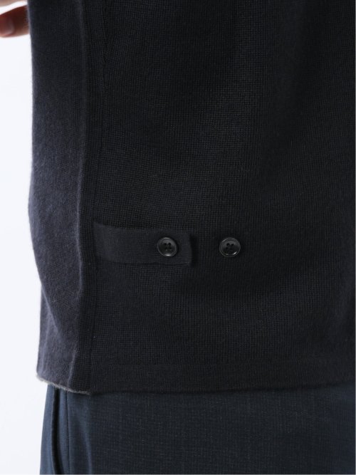 ウォッシャブル ウール混 ミラノリブ 前開きベスト