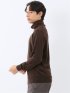ウォッシャブル ウール混 タートルネックニット