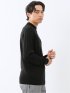 ウォッシャブル ウール混 モックネックニット