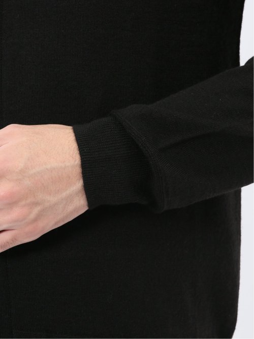 ウォッシャブル ウール100% Vネック ニットカーディガン