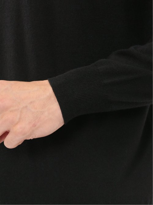 ウォッシャブル ウール100% クルーネックニット