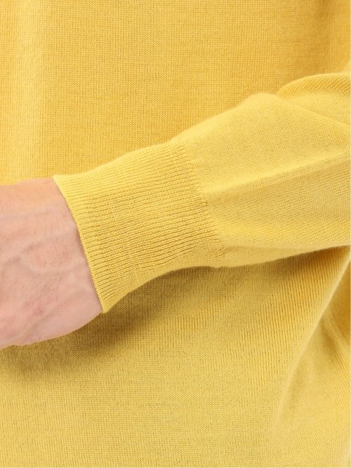 ウォッシャブル ウール100% クルーネックニット