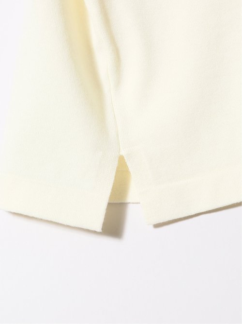 ウォッシャブル 綿混ニット モックネックTシャツ