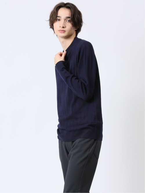 ハリヌキ モックネックニット