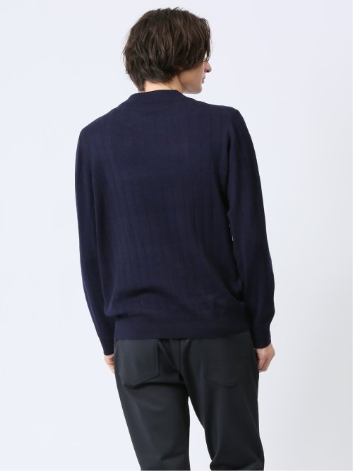 ハリヌキ モックネックニット