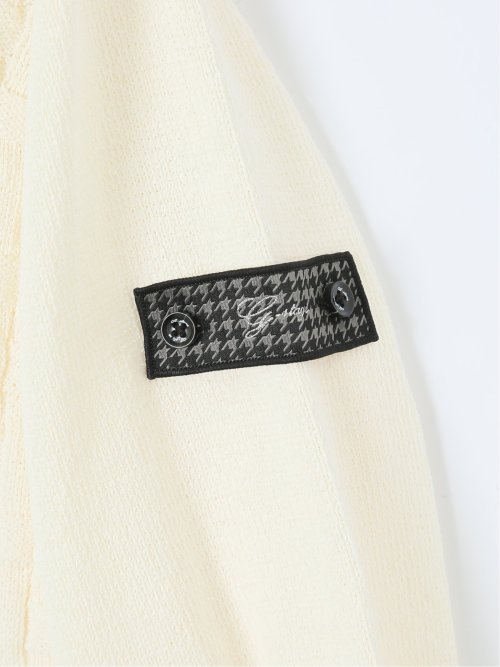 【大きいサイズ】ジーステージ/G-stage ストレッチ ウォッシャブル ブリスター クルーニット