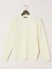 【大きいサイズ】ジーステージ/G-stage ブリスター編み モックネックニット