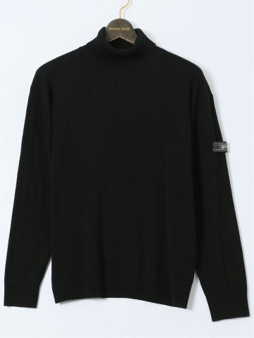 【大きいサイズ】ジーステージ/G-stage ジーヒート ワイドリブ タートルニット