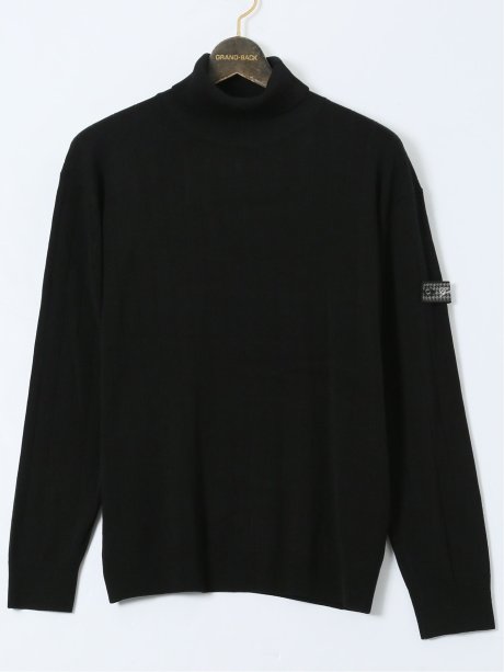 【大きいサイズ】ジーステージ/G-stage ジーヒート ワイドリブ タートルニット