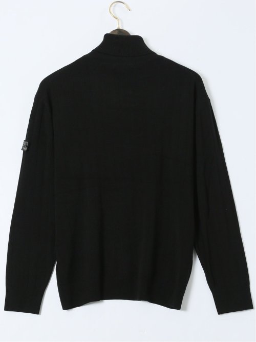 【大きいサイズ】ジーステージ/G-stage ジーヒート ワイドリブ タートルニット