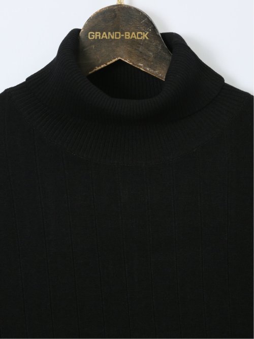 【大きいサイズ】ジーステージ/G-stage ジーヒート ワイドリブ タートルニット