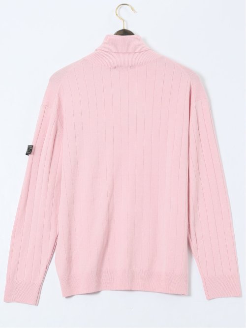 【大きいサイズ】ジーステージ/G-stage ジーヒート ワイドリブ タートルニット