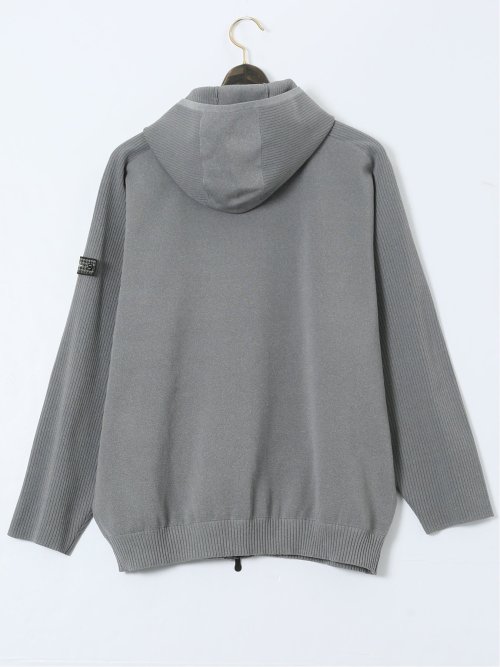 【大きいサイズ】ジーステージ/G-stage ウォッシャブル ミラノリブ フルジップパーカー(セットアップ可能)