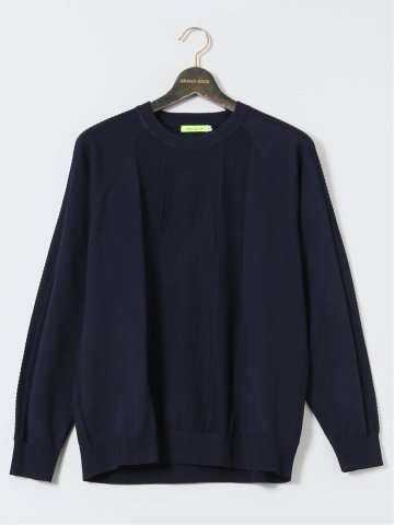 【大きいサイズ】ビバハート/VIVA HEART ワンカラー クルーニット