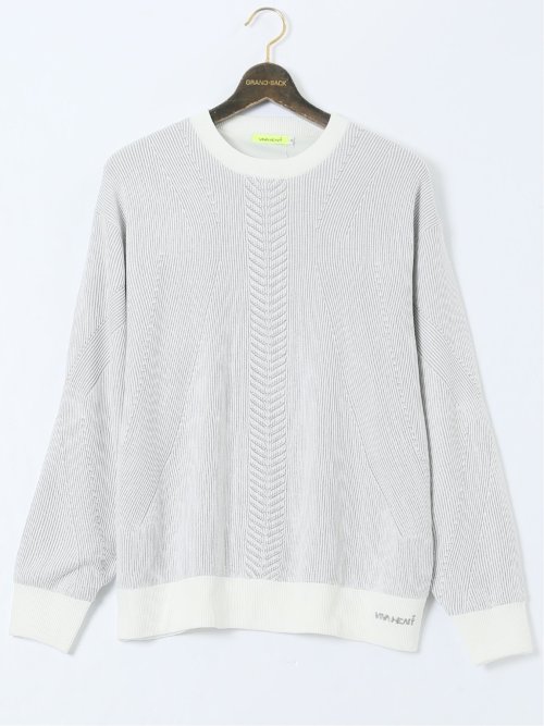 大きいサイズ】エアロポステール/AEROPOSTALE モールジャガード クルー