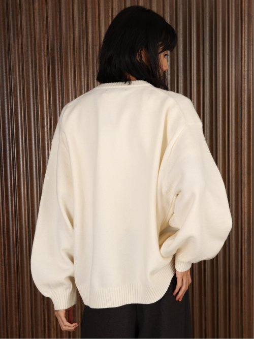 ドロー/DRAW ハンドウォッシャブル ビッグシルエット クルーニット （ユニセックス）