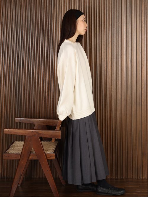 ドロー/DRAW ハンドウォッシャブル ビッグシルエット クルーニット （ユニセックス）