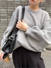 ドロー/DRAW ハンドウォッシャブル ビッグシルエット クルーニット （ユニセックス）