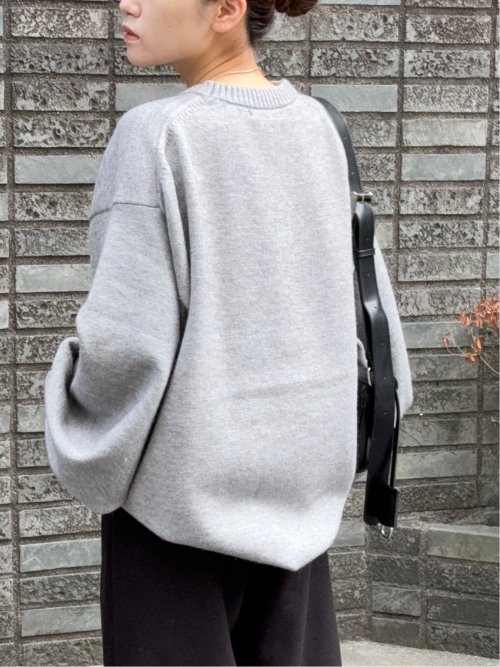 ドロー/DRAW ハンドウォッシャブル ビッグシルエット クルーニット （ユニセックス）