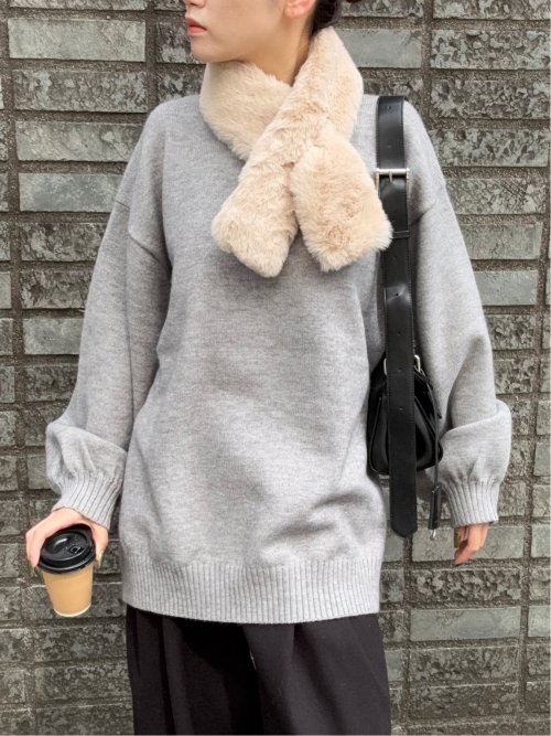 ドロー/DRAW ハンドウォッシャブル ビッグシルエット クルーニット （ユニセックス）