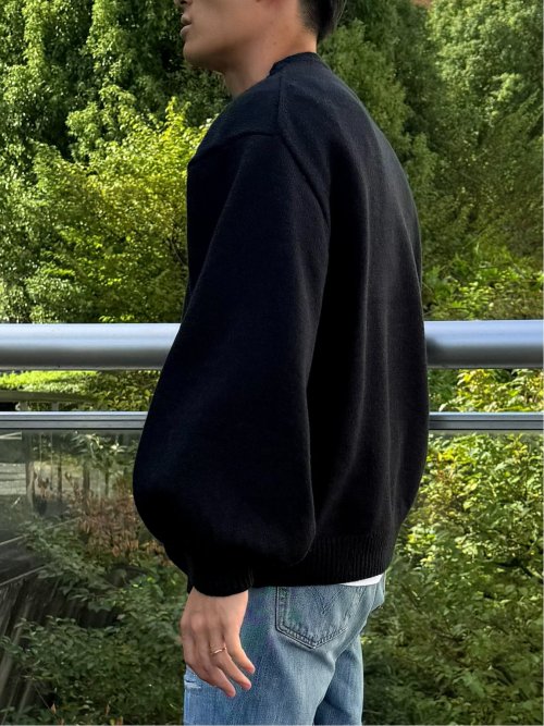 ドロー/DRAW ハンドウォッシャブル ビッグシルエット クルーニット （ユニセックス）