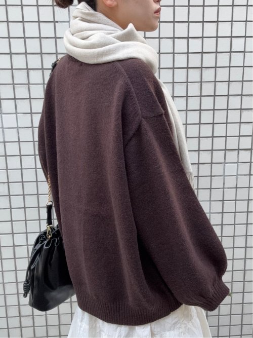 ドロー/DRAW ハンドウォッシャブル ビッグシルエット クルーニット （ユニセックス）