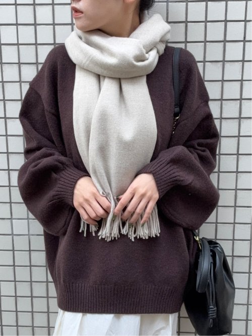 ドロー/DRAW ハンドウォッシャブル ビッグシルエット クルーニット （ユニセックス）