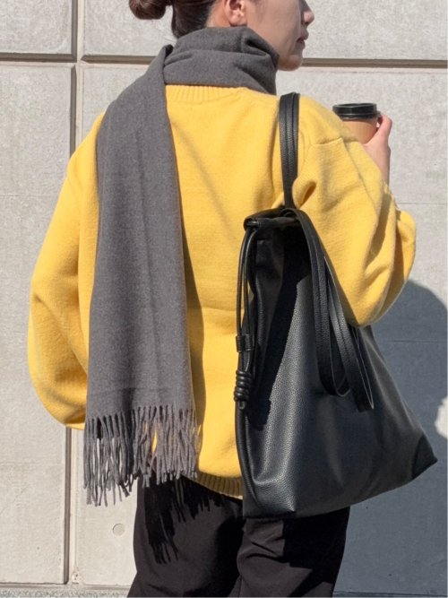 ドロー/DRAW ハンドウォッシャブル ビッグシルエット クルーニット （ユニセックス）