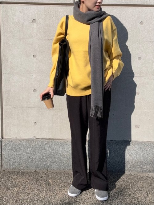 ドロー/DRAW ハンドウォッシャブル ビッグシルエット クルーニット （ユニセックス）