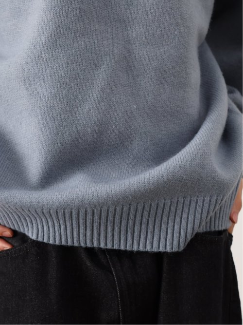 ドロー/DRAW ハンドウォッシャブル ビッグシルエット クルーニット （ユニセックス）