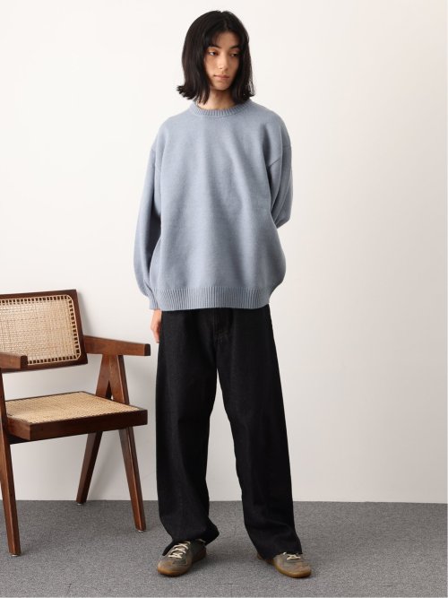 ドロー/DRAW ハンドウォッシャブル ビッグシルエット クルーニット （ユニセックス）