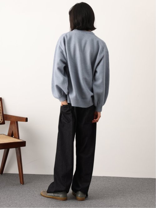 ドロー/DRAW ハンドウォッシャブル ビッグシルエット クルーニット （ユニセックス）