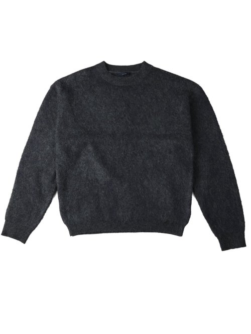 ドロー/DRAW ストレッチ シャギー クルーニット （ユニセックス）