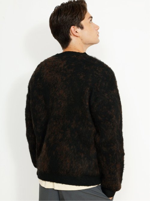 ドロー/DRAW ストレッチ シャギー クルーニット （ユニセックス）