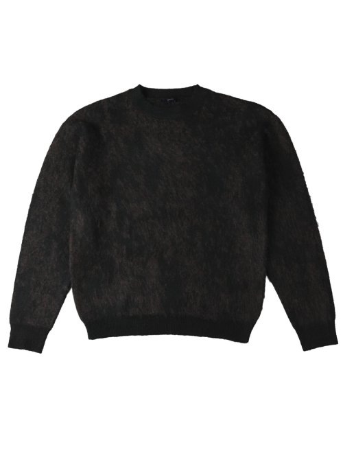 ドロー/DRAW ストレッチ シャギー クルーニット （ユニセックス）