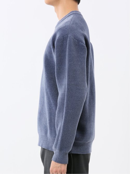 ウォッシャブル ストレッチ ベロア クルーニット