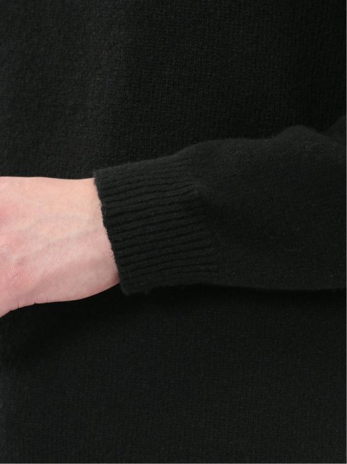 ハンドウォッシャブル ストレッチ 天竺 タートルニット