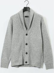 ハンドウォッシャブル ストレッチ ショールカーディガン