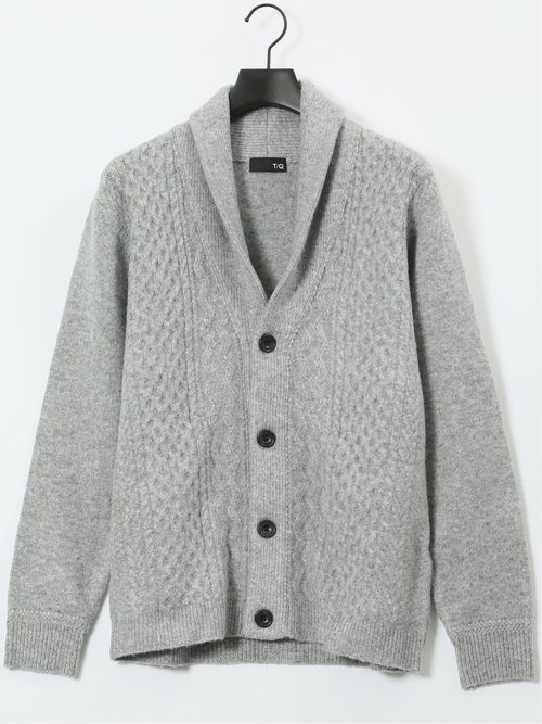 ハンドウォッシャブル ストレッチ ショールカーディガン