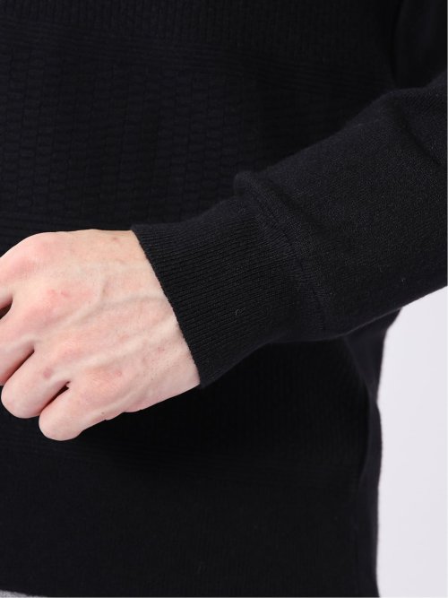 ニット カーディガン メンズ 長袖 ストレッチ ハンドウォッシャブル Vネック セーター ウール混 前身 リンクス