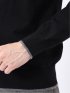 ニット プルオーバー メンズ 長袖 ストレッチ ハンドウォッシャブル タートルネック セーター ウール混