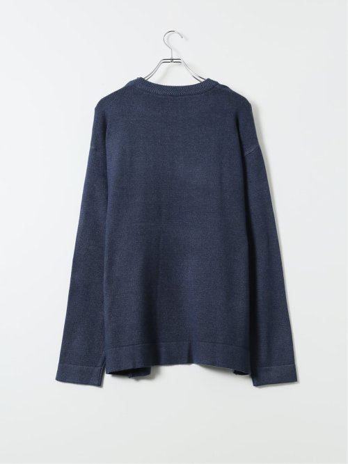 【大きいサイズ】KAITEKI+ ニット セーター メンズ 長袖 ストレッチ ウォッシャブル クルーネック マシュマロライク