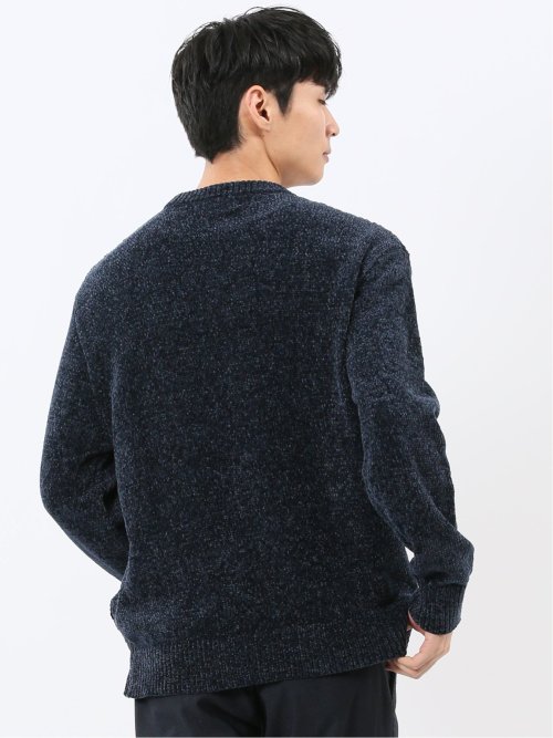 ハンドウォッシャブル モールケーブル編み クルーニット