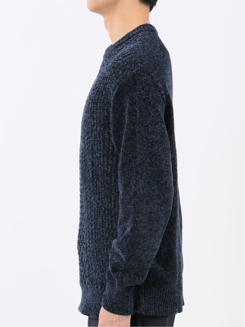 ハンドウォッシャブル モールケーブル編み クルーニット